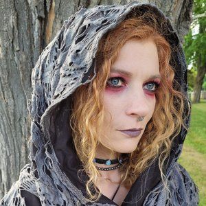 Post Apocalyptic Wastelander Burning Man Punk Goth Festival Infinity Scarf Hood